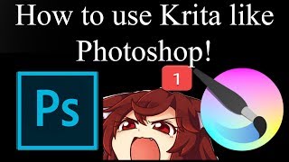 Krita Like Photoshop [upl. by Ahsya]