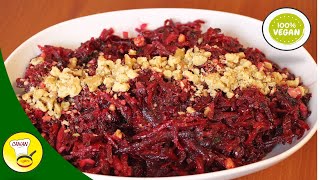 Der beste amp leckerste Rote Beete Salat den ich kenne Einfach roh amp vegan  Canans Rezepte [upl. by Pallaton]