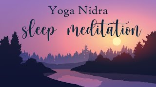 Yoga Nidra Sleep Meditation Guided with Female Voice [upl. by Anewor325]