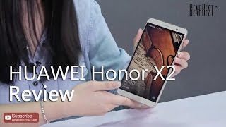 Gearbest Review HUAWEI Honor X2 GEM703L 4G Phablet  Gearbestcom [upl. by Inoliel]