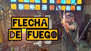 👉FLECHA DE FUEGO🔥  truco para edurecer hierro😵😵😵 [upl. by Rennob]