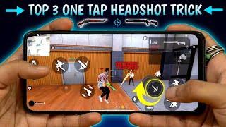 Fastest One Tap Headshot Trick Handcam  Secret  New Headshot Trick Free Fire quot [upl. by Hoseia]