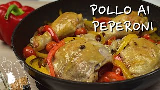 DELIZIOSO pollo ai peperoni in agrodolce ricetta super facile [upl. by Adirehs]