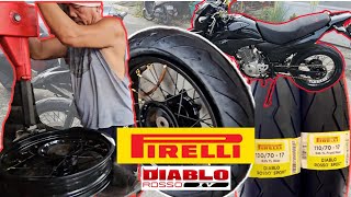 RIM SET FOR HONDA XR150L xr150l honda motard [upl. by Nnair]