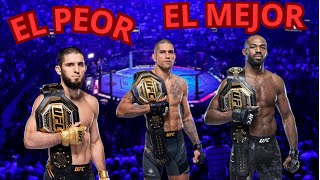 DEL PEOR AL MEJOR CAMPEÓN DE LA UFC DE ACUERDO A QUE TAN ENTRETENIDOS SON [upl. by Dnomaj]