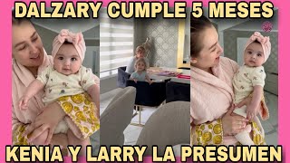 LARRY HERNÁNDEZ Y KENIA ONTIVEROS PRESUMEN A SU PEQUEÑA BEBÉ QUE CUMPLE 5 MESES NOTICIAS DE LA RED [upl. by Ahsrats]