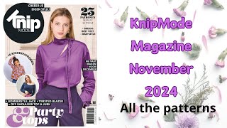 KnipMode 112024 KnipModeMagazine Flip through FaitMain sewingMagazine knip fashionstyle [upl. by Tichon452]