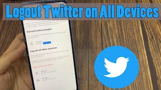 How to Logout Twitter on All Devices 2023 [upl. by Telfore]