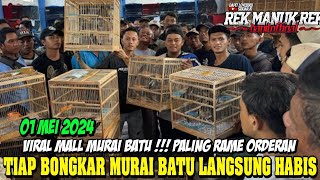 VIRAL MALL MURAI BATU  PALING RAME JADI REBUTAN TIAP BONGKAR MURAI BATU LANGSUNG HABIS [upl. by Neoma292]