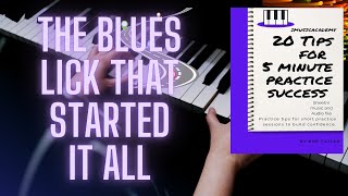 The Blues lick that started it all from 20 Tips for 5 min practice success [upl. by Nnaul]