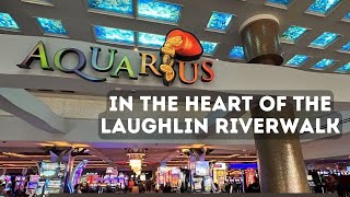 Inside Aquarius Casino Resort in Laughlin Nevada  Heart of Downtown Laughlin Hotels [upl. by Redmond]