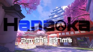 Hanaoka  Overwatch 2  Speedrun [upl. by Wymore127]