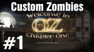 Custom Zombies WIZARD OF OZ quotZebba Farmsquot Part 1 quotDual Ray Gunsquot  World at War [upl. by Ioved266]