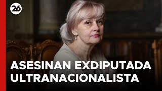 🚨 UCRANIA  Asesinan a exdiputada ultranacionalista en Leópolis [upl. by Lebiram]