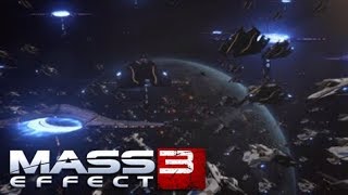 Mass Effect 3 Space battle with ME1amp2 epic music all fleets [upl. by Hill]