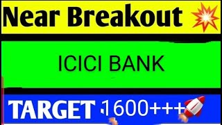 icici bank share latest news icici bank share target icici bank share analysis [upl. by Hayila669]