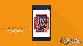 Xamarin Android Tutorial  Infinite Cycle View Pager [upl. by Rebel]
