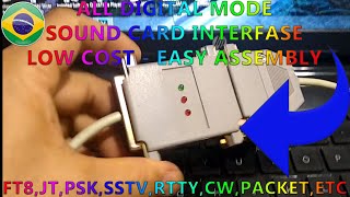 ALL MODE DIGITAL INTERFACE  LOW COST PART 1  FT8 JT PSK SSTV CW RTTY PACKET  SOUND CARD [upl. by Lienahs]