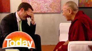 Karl tells the Dalai Lama a joke and it fails miserably [upl. by Ecnarolf]