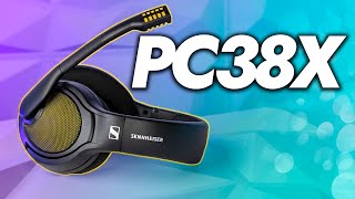 Drop  Sennheiser PC38X Gaming Headset Review  Mic Test [upl. by Tingley342]