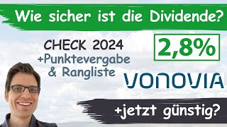 Vonovia Aktienanalyse 2024 Wie sicher ist die Dividende günstig bewertet [upl. by Icaj497]