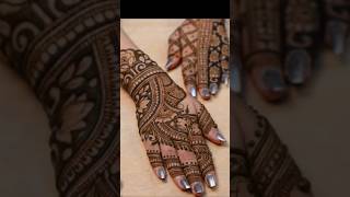 Stylish back hand mehndi designs mehandi dulhan mehandi youtubeshorts [upl. by Aseena]