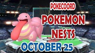 POKEMON GO INTERNATIONAL NESTS VALID UNTIL OCTOBER 25 2023 [upl. by Christal]