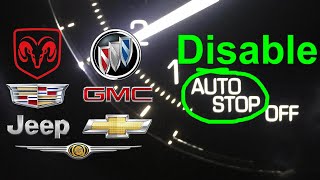 Auto Stop Start disable [upl. by Jesh254]