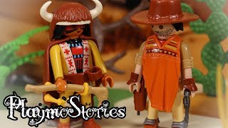 DJANGO ET LES INDIENS 🤠 Western Playmobil Stop Motion [upl. by Parks956]