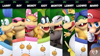 Super Smash Bros Ultimate  The koopalings vs Mario [upl. by Hurty]