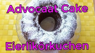 Eierlikörkuchen  Advocaat Cake [upl. by Aroved]