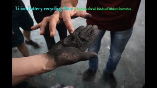 How to shred and sort li ion batteryLithium Battery Recoverylithiumbatteryrecycling [upl. by Oirevlis]