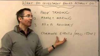 What do investment banks actually do  MoneyWeek Investment Tutorials [upl. by Nnylatsirk775]