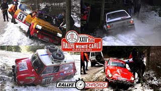 Rallye Monte Carlo Historique 2022  Crash amp Mistakes  RallyeChrono [upl. by Gibbs]