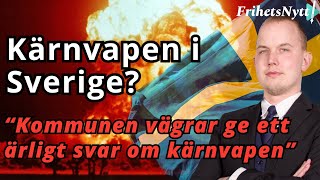 Kommunen vägrar ge ett riktigt svar om kärnvapen i Sverige [upl. by Josler250]