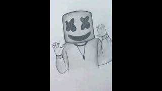 How to draw Marshmellow✍️marshmello artdrawing trendingshorts ytshorts youtubeshortstrending [upl. by Rannug424]