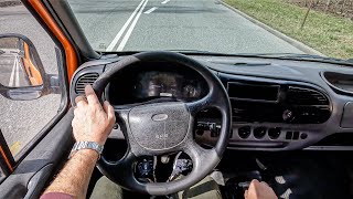 1998 Ford Transit Mk3 25 D 75HP  POV Test Drive 1170 Joe Black [upl. by Lauro]