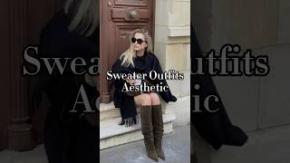 30 stylish aesthetic sweater outfitsootd oldmoneyfashion outfitideas sweat fashioninspo fw24 [upl. by Nwaf808]