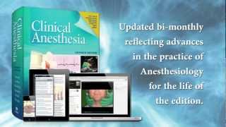 Lippincott Williams and Wilkins Clinical Anesthesia Seventh Edition [upl. by Kristina436]