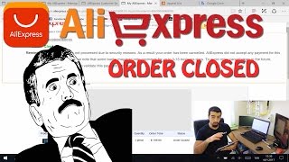 ORDER CLOSED  ALİEXPRESS SİPARİŞ KAPATILDI SORUNU ÇÖZÜMÜ [upl. by Vevina]