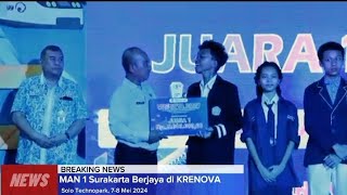 MAN 1 Surakarta Berjaya di KRENOVA [upl. by Ssitruc]