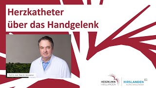 Herzkatheter über das Handgelenk Prof Peter M Wenaweser HerzKlinik Hirslanden [upl. by Assen572]