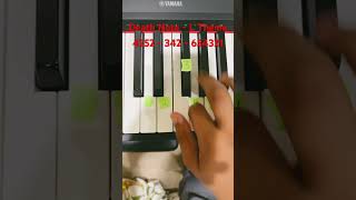 Death Note L Theme Piano Tutorial easypianotutorial piano deathnote [upl. by Fenelia]