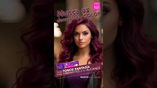 ❤️‍🔥Nuevo look 😍 ROJO VIOLETA 💜❤️  trendingonos FANTASÍA kuul haircolor trending tutorial [upl. by Cavil]