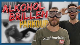 Drogenberater rutscht mit Rauschbrille in einem Parkour aus [upl. by Aicatsana245]