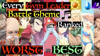 All Gym Leader Themes in Pokemon Ranked Worst to Best [upl. by Cattier92]