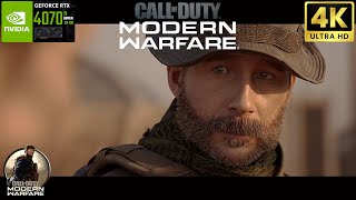 Call of Duty Modern Warfare  Old Comrades 4K Ultra callofdutymodernwarfare [upl. by Yrokcaz]