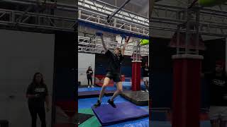 I WON A NINJA WARRIOR COMPETITION PT2😱🇺🇸…shorts ninjawarrior [upl. by Ahsirtal]