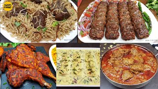 Eid Dawat Complete Menu by Aqsas Cuisine Traditional Eid Recipes Kabab Mutton KormaRoast Pulao [upl. by Avad]