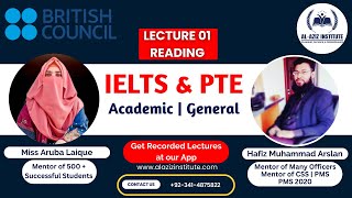 Lecture 1 Reading IELTS  PTE  Practice [upl. by Aneloaup]